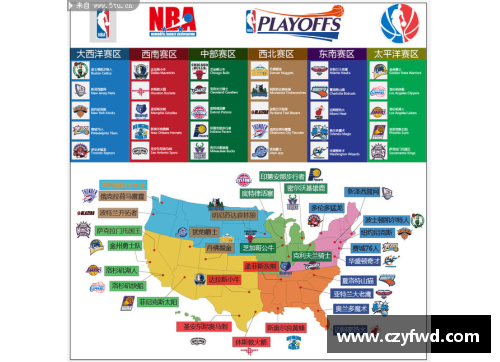 探索NBA球队分布全景：一图看尽30支球队的地理分布与历史背景